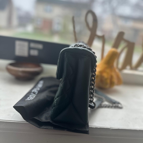 Kurt Geiger Black Quilted Women's Bag - Picture 4 of 9